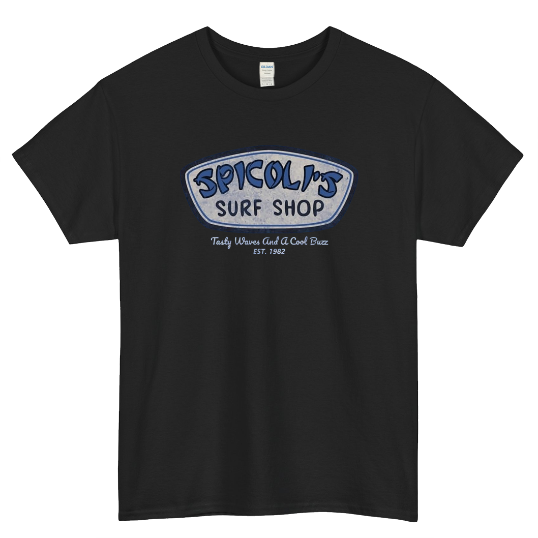 Spicoli's Surf Shop Logo Mens Unisex Short Sleeve T-Shirt Size S-3XL - P