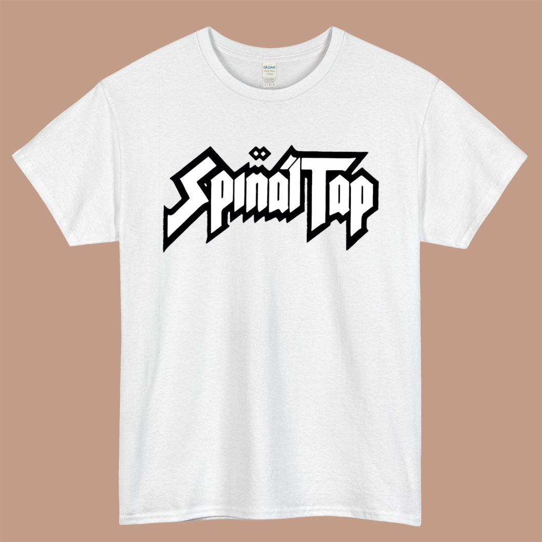 Spinal Tap Band Logo Mens Unisex Short Sleeve White T-Shirt Size S-3XL