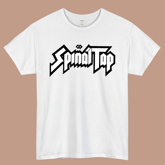 Spinal Tap Band Logo Mens Unisex Short Sleeve White T-Shirt Size S-3XL