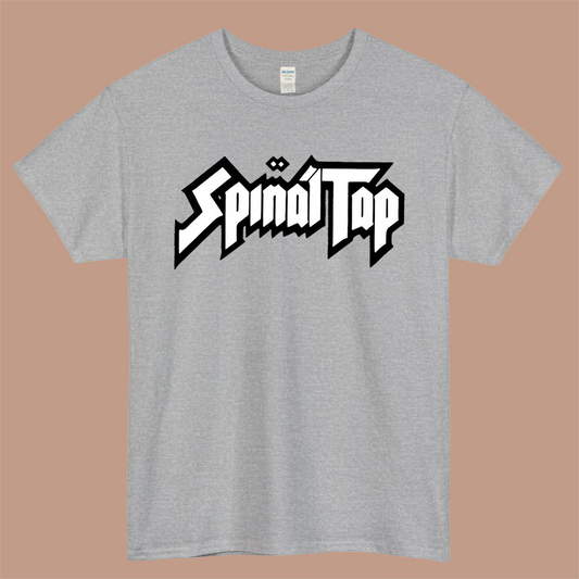 Spinal Tap Band Logo Mens Unisex Short Sleeve Gray T-Shirt Size S-3XL