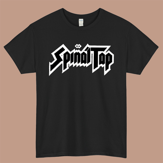 Spinal Tap Band Logo Mens Unisex Short Sleeve Black T-Shirt Size S-3XL