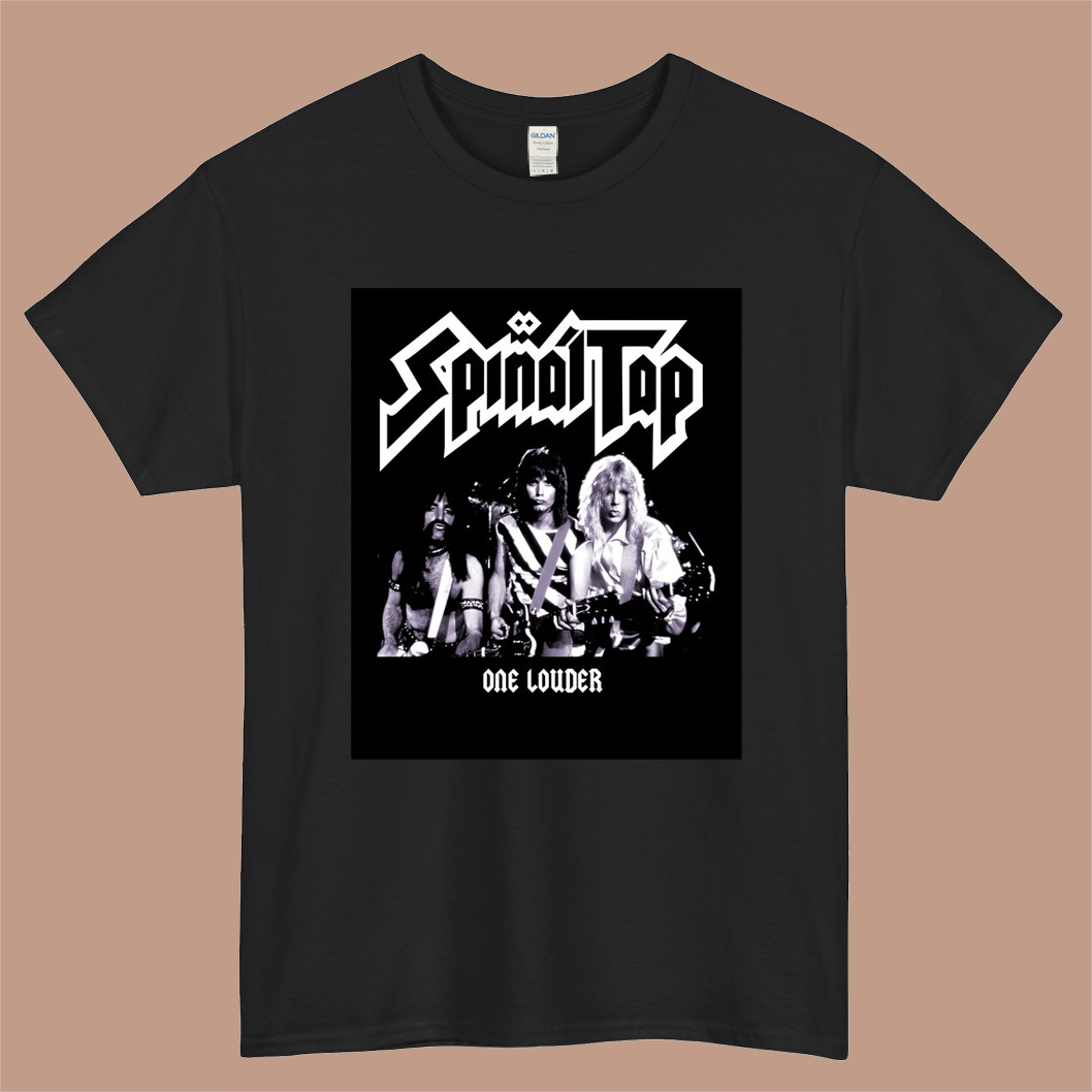 Spinal Tap Band One Lauder Logo Mens Unisex Short Sleeve Black T-Shirt Size S-3XL
