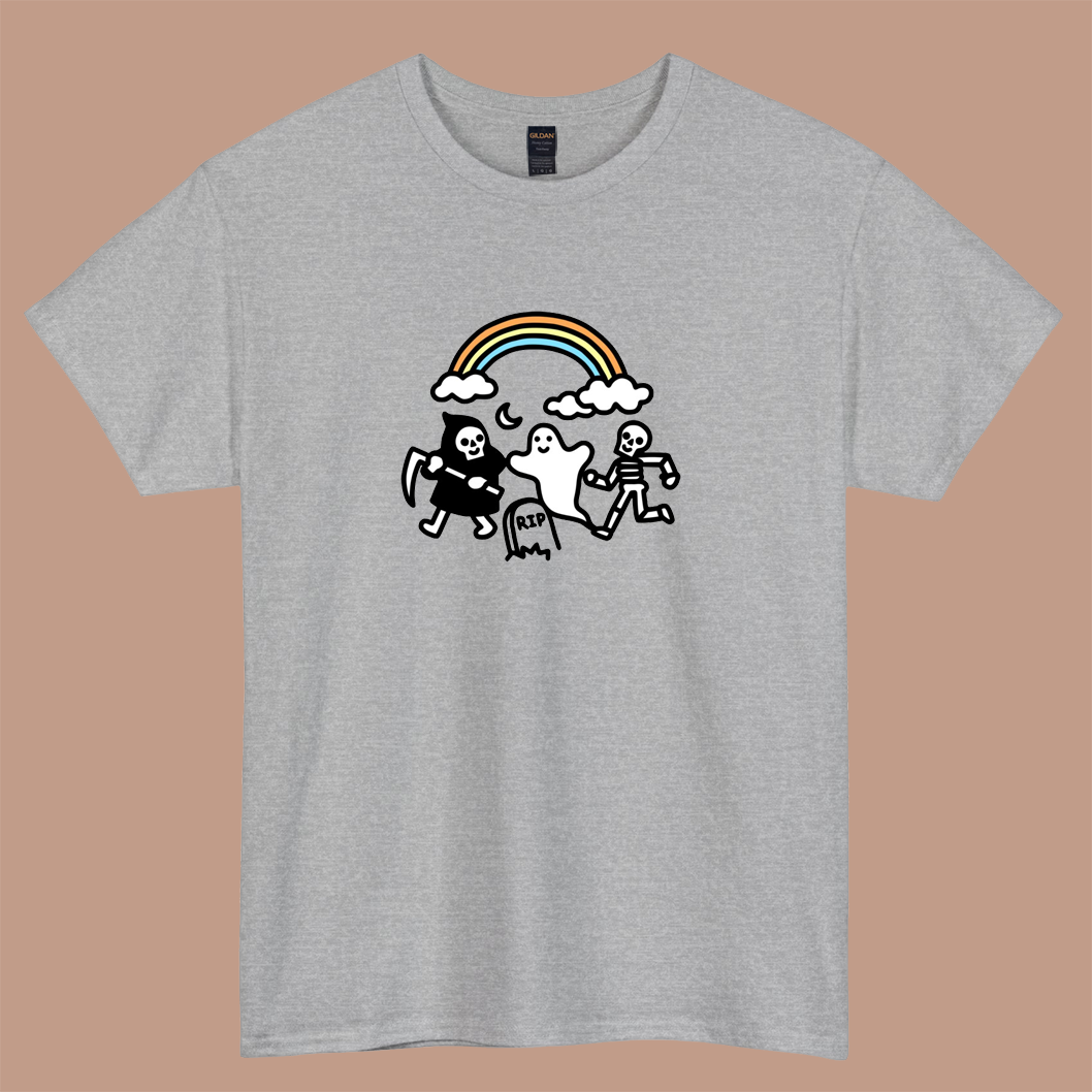 Spooky Pals logo short SLEEVE T SHIRT -P