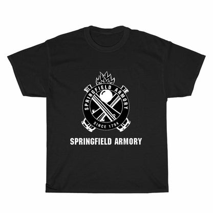 Springfield Armory logo  Men's Unisex T Shirt Size S to 3XL