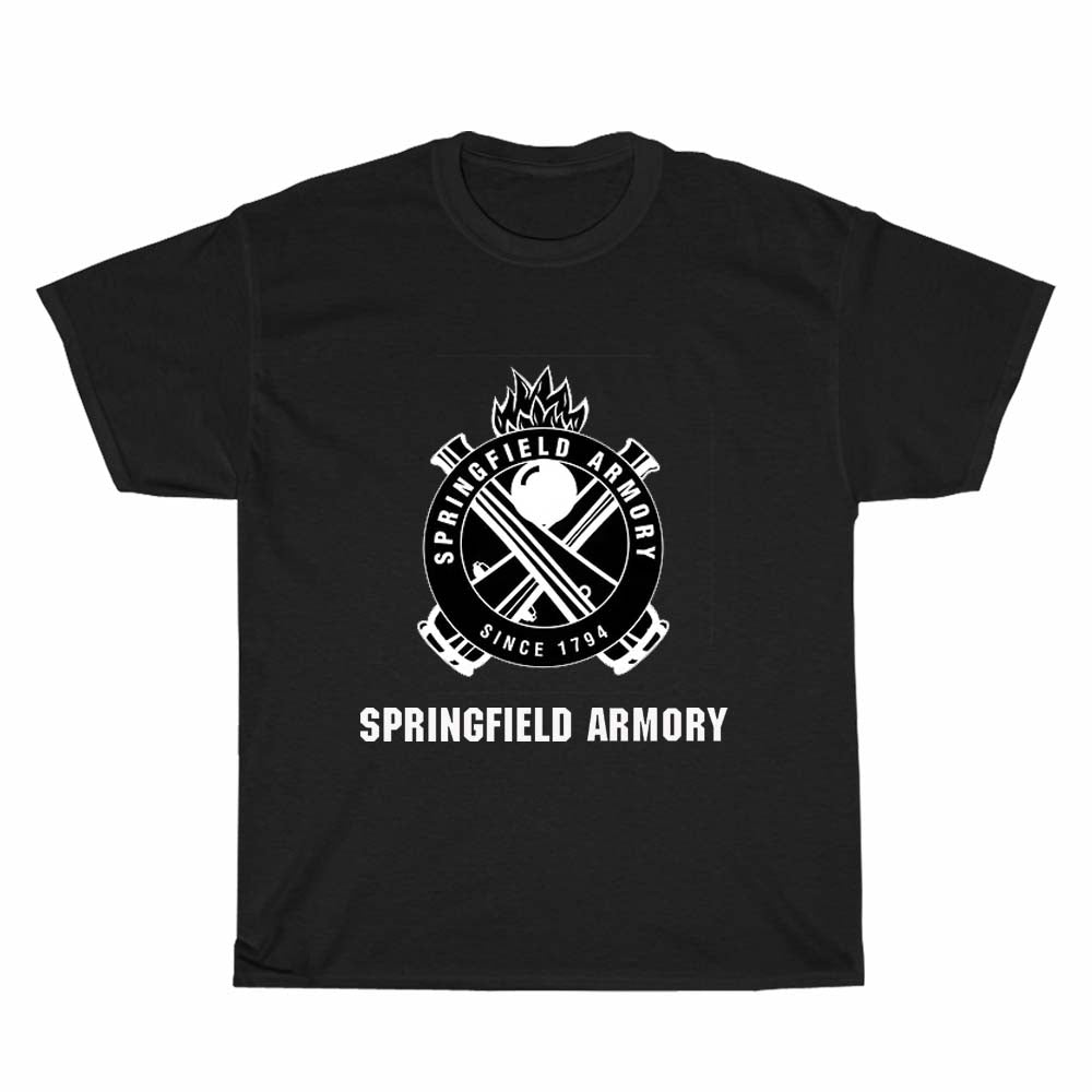 Springfield Armory logo  Men's Unisex T Shirt Size S to 3XL