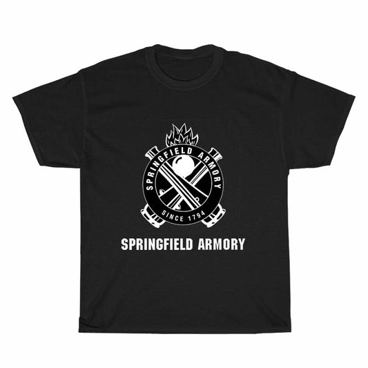 Springfield Armory logo  Men's Unisex T Shirt Size S to 3XL