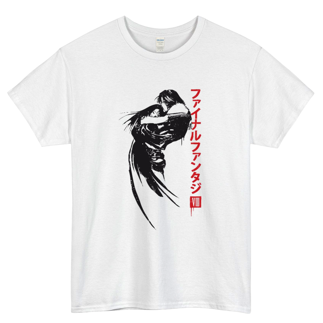 Squall & Rinoa Logo Mens Unisex Short Sleeve T-Shirt Size S-3XL - P