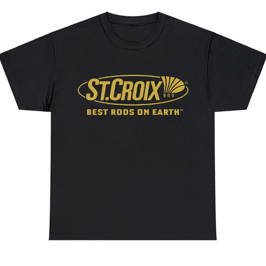St Croix Rods Fishing Logo Men's Unisex T Shirt Size S to 3XL
