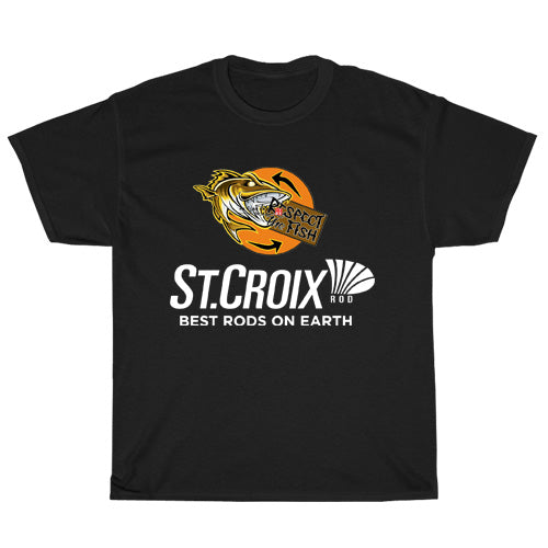 St Croix Fishing Rods Logo Men's Unisex T Shirt Size S to 3XL