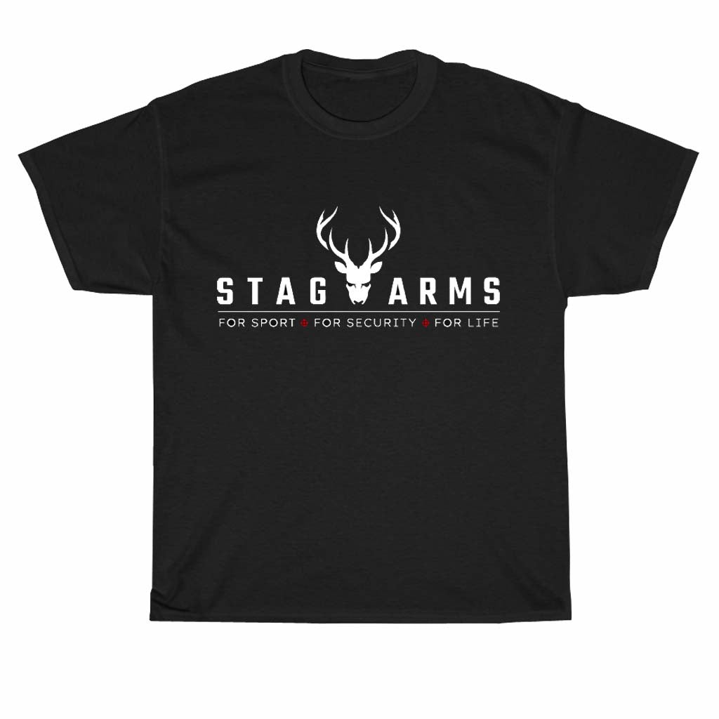 Stag Arms AR15 Rifles Guns Firearms Logo Men's Unisex T Shirt Size S to 3XL