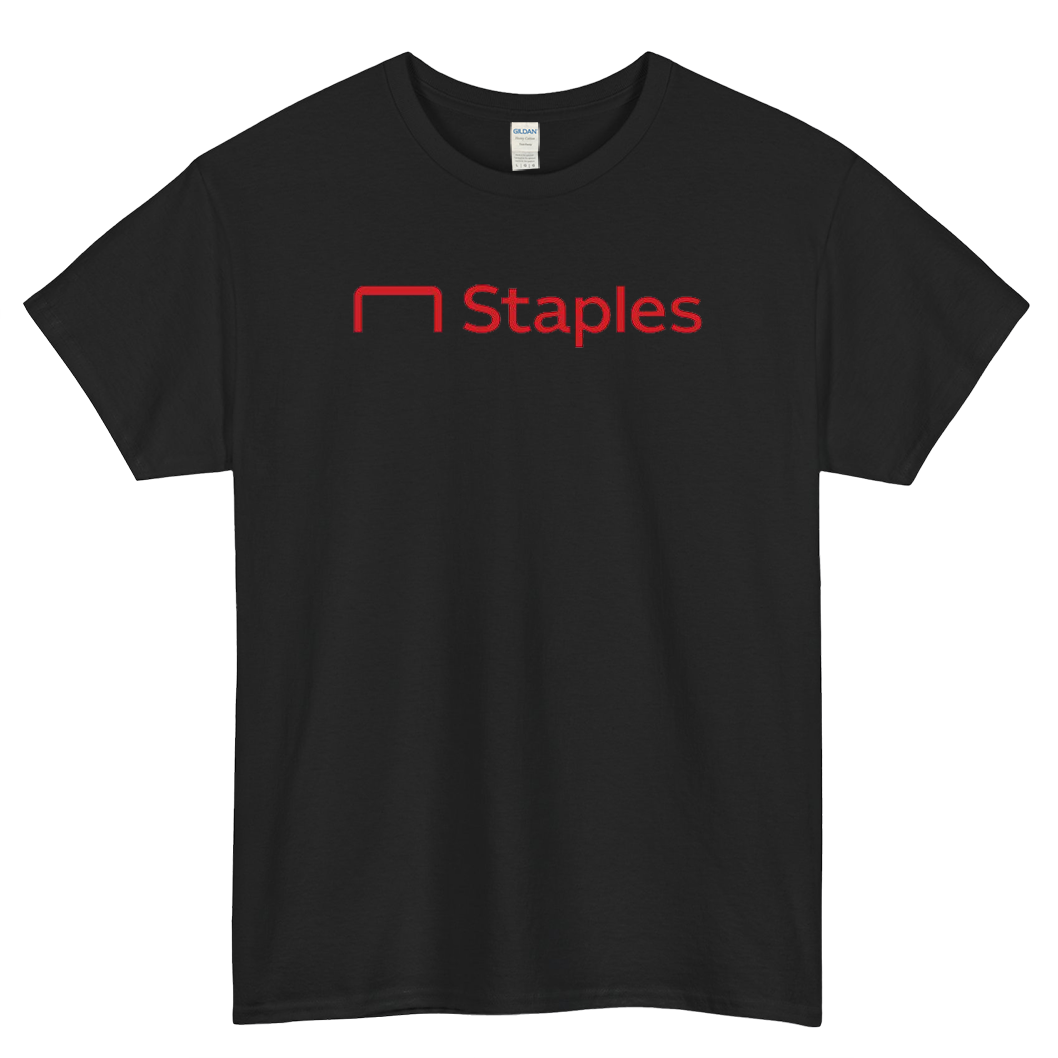 Staples Logo Mens Unisex Short Sleeve T-Shirt Size S-3XL - P