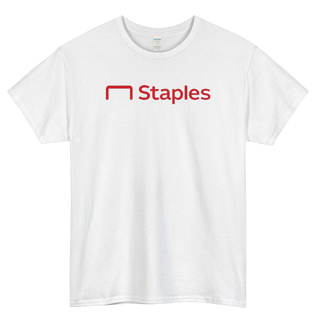 Staples Logo Mens Unisex Short Sleeve T-Shirt Size S-3XL - P