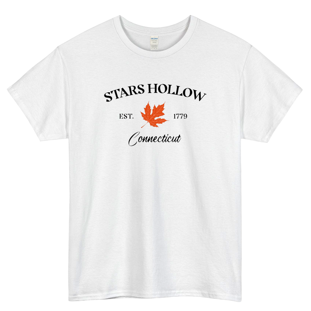Stars Hollow Connecticut Logo Mens Unisex Short Sleeve T-Shirt Size S-3XL - P