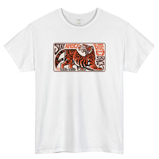 Stay Angry, Bite Back Logo Mens Unisex Short Sleeve T-Shirt Size S-3XL - P