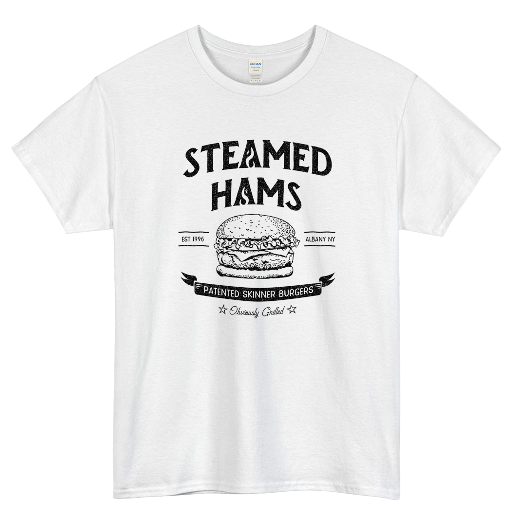Steamed Hams Logo Mens Unisex Short Sleeve T-Shirt Size S-3XL - P