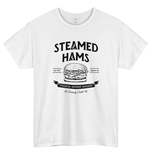 Steamed Hams Logo Mens Unisex Short Sleeve T-Shirt Size S-3XL - P