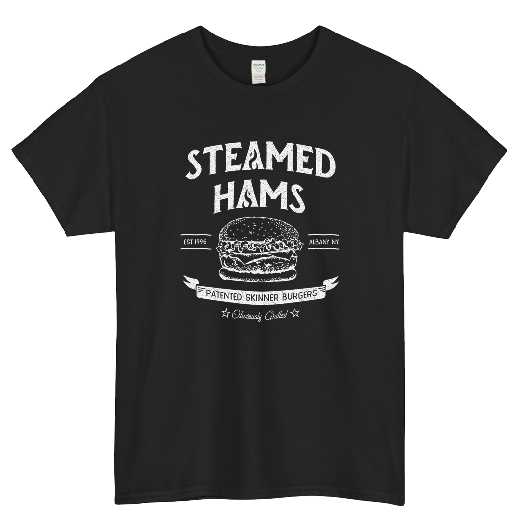 Steamed Hams Logo Mens Unisex Short Sleeve T-Shirt Size S-3XL - P