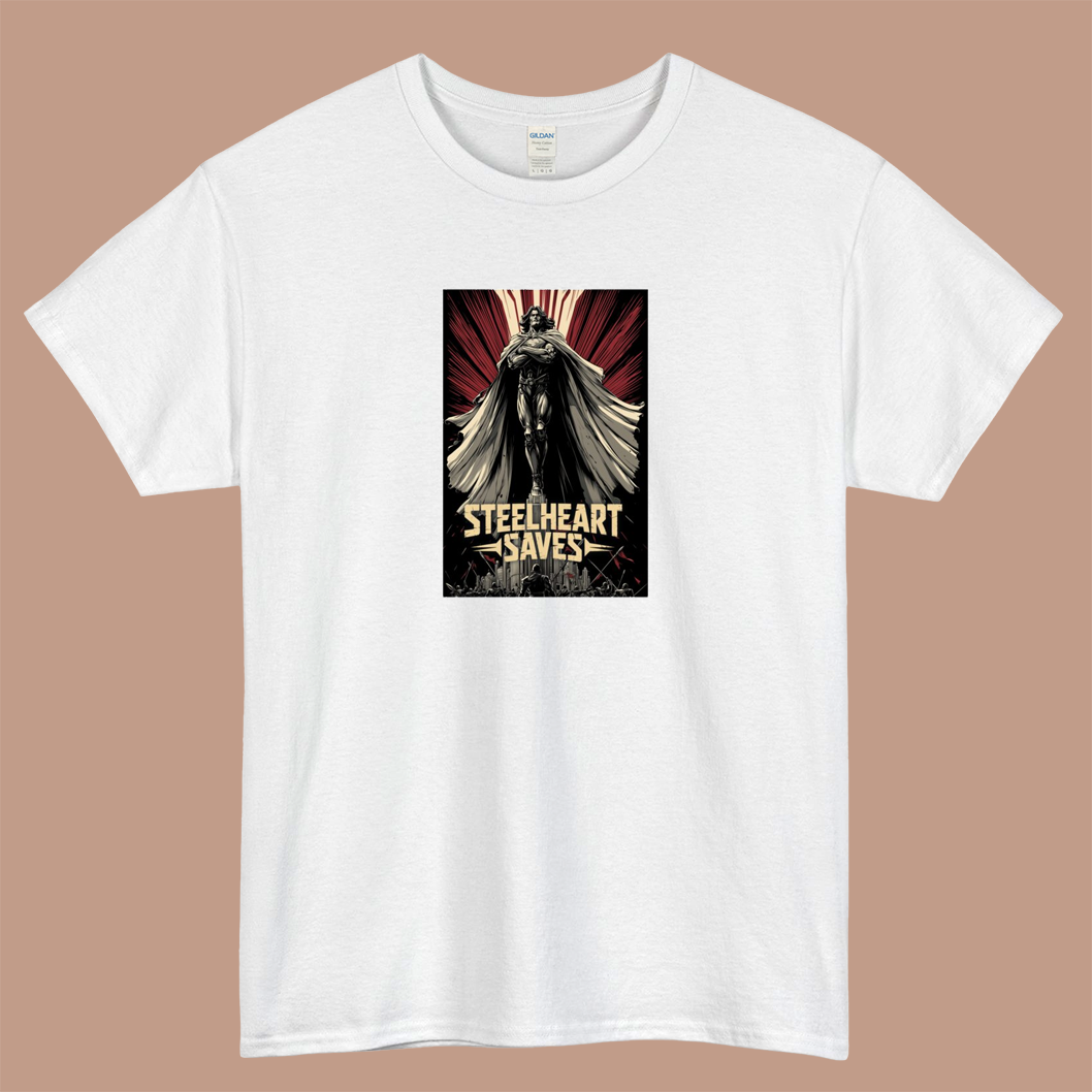 Steelheart Saves Logo Mens Unisex Short Sleeve T-Shirt Size S-3XL