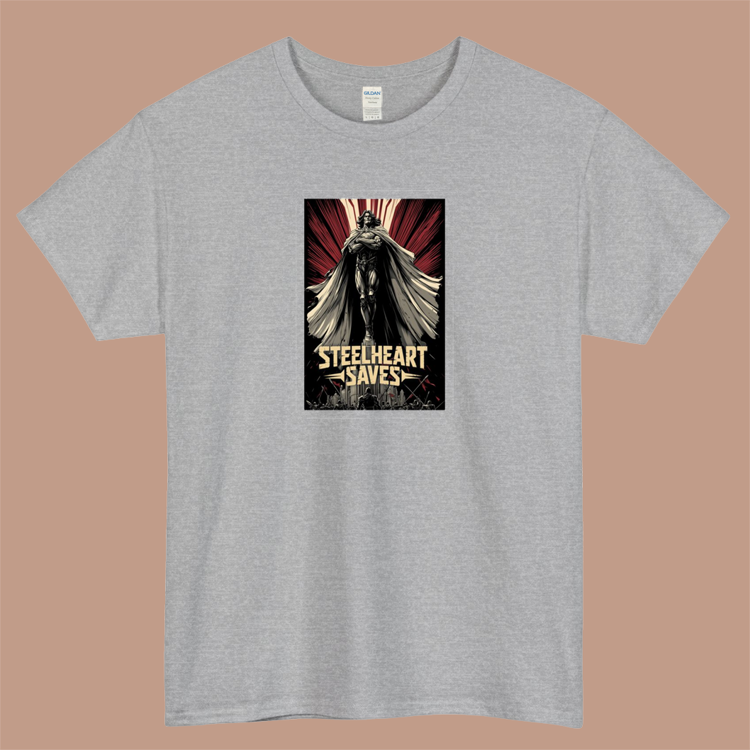 Steelheart Saves Logo Mens Unisex Short Sleeve T-Shirt Size S-3XL