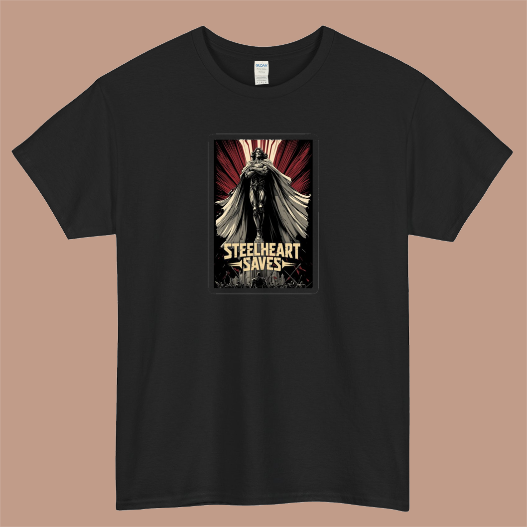 Steelheart Saves Logo Mens Unisex Short Sleeve T-Shirt Size S-3XL