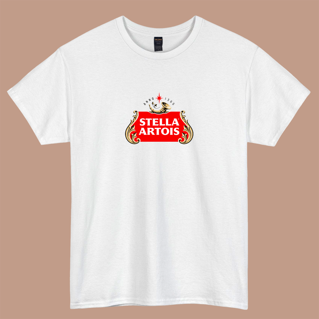 Stella Artois Logo short sleeve t shirt size S-3XL -P