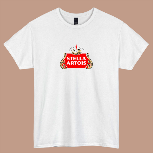 Stella Artois Logo short sleeve t shirt size S-3XL -P