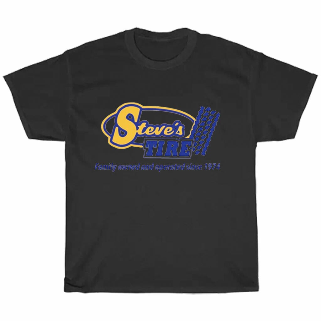 Steve's Tire Logo Men's Unisex T Shirt Size S to 3XL