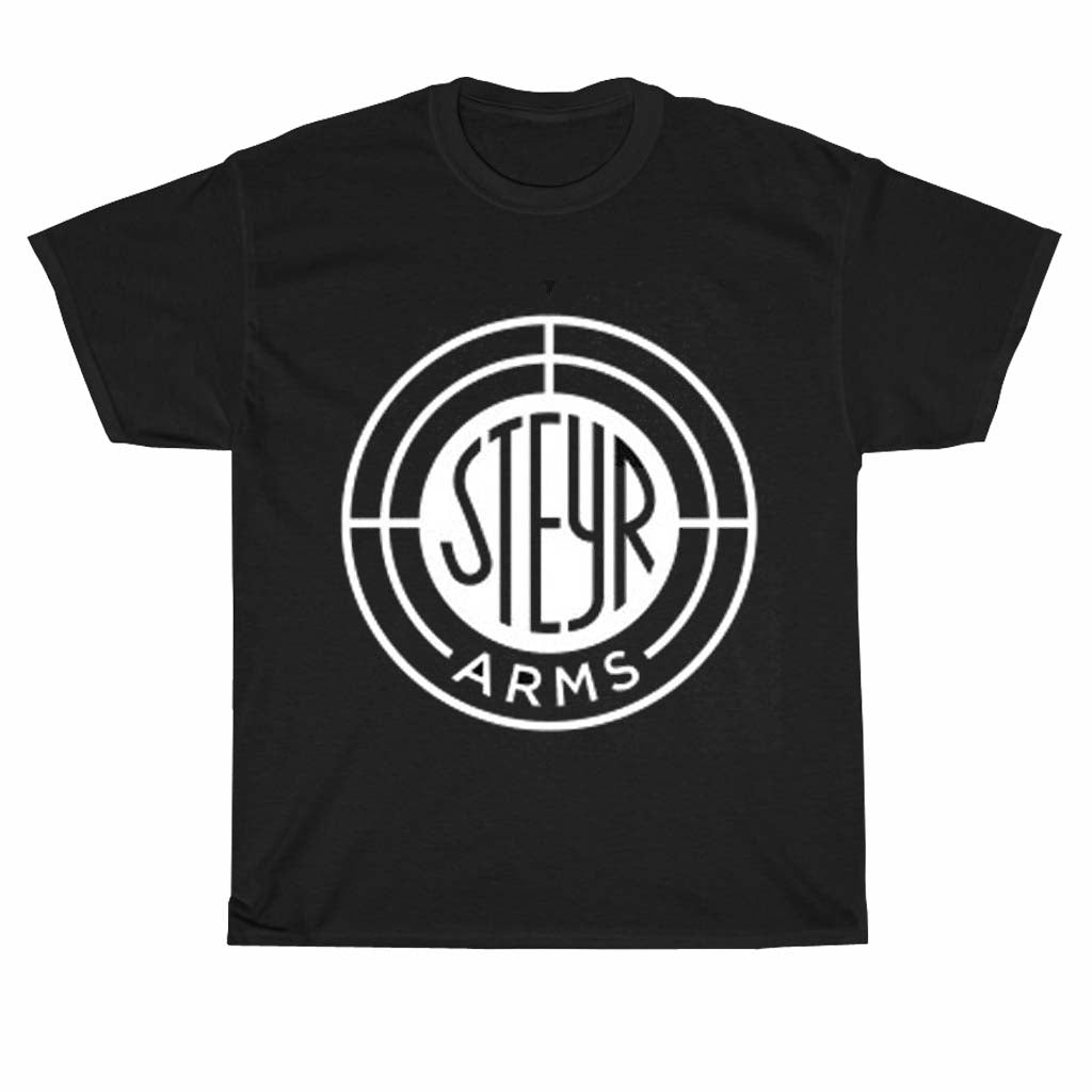 Steyr Arms Guns Firearms Logo Men's Unisex T Shirt Size S to 3XL