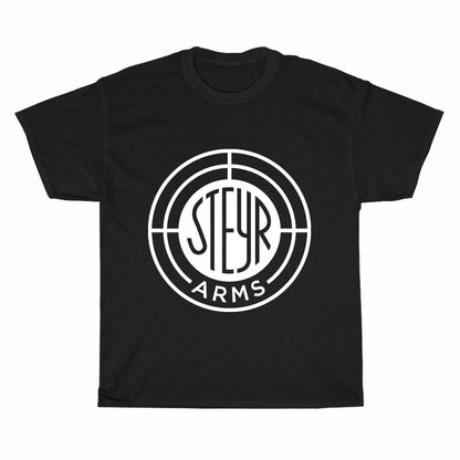 Steyr Mannlicher Arms Logo Men's Unisex T Shirt Size S to 3XL
