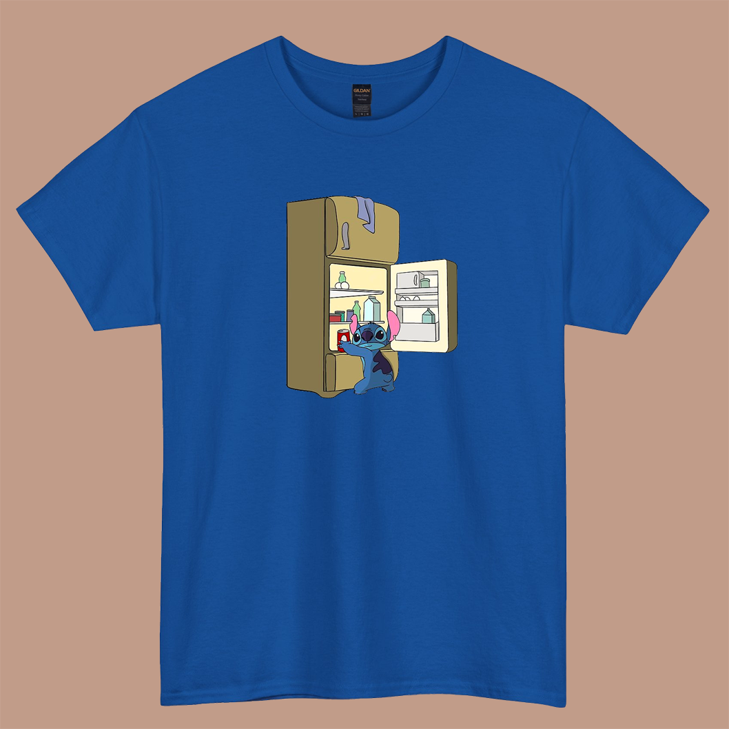 Stitch's Midnight snack  logo short sleeve t shirt S-5XL - P