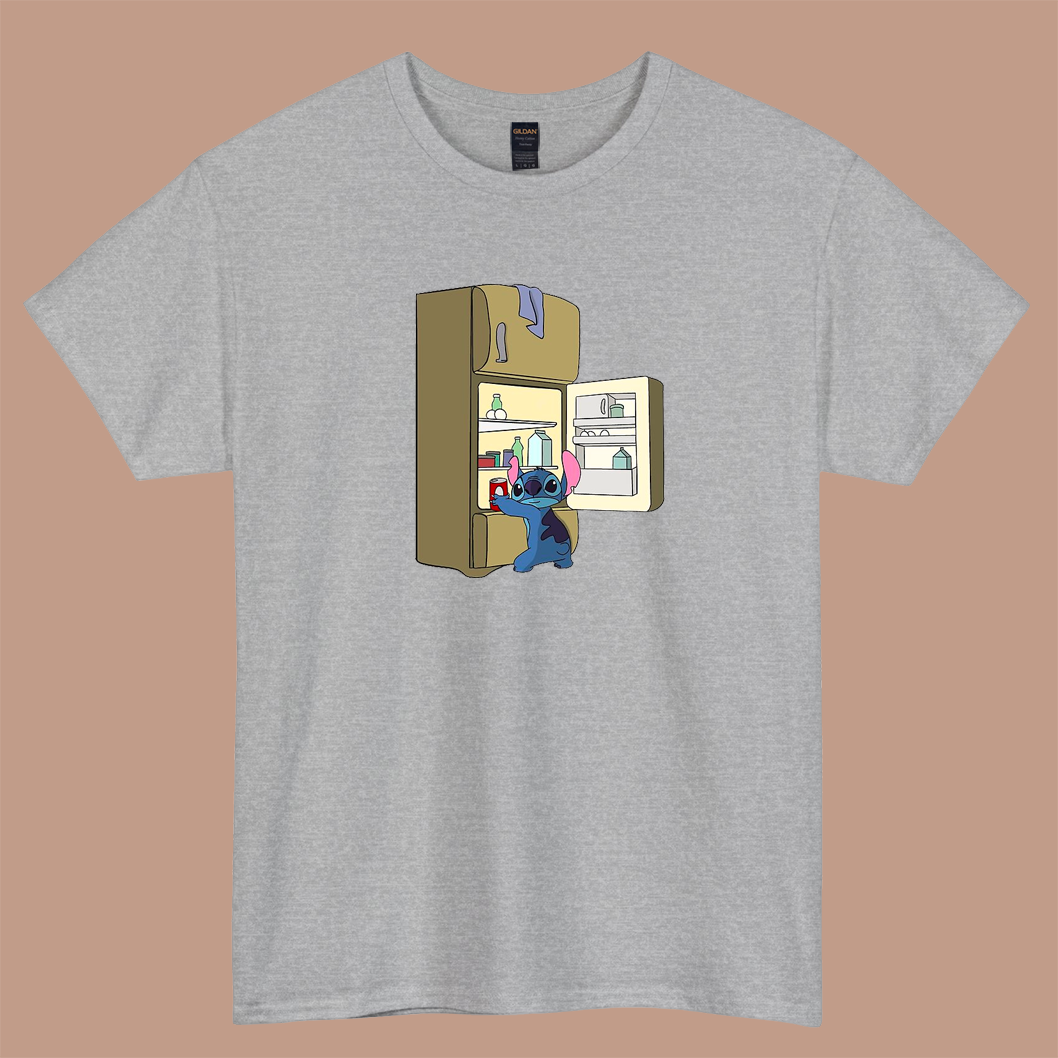 Stitch's Midnight snack  logo short sleeve t shirt S-5XL - P