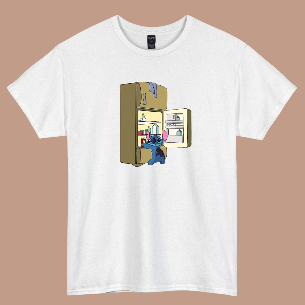 Stitch's Midnight snack  logo short sleeve t shirt S-5XL - P