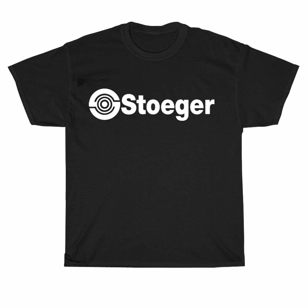 Stoeger Firearms Black Hat Twill Cap Baseball Cap Logo Men's Unisex T Shirt Size S to 3XL