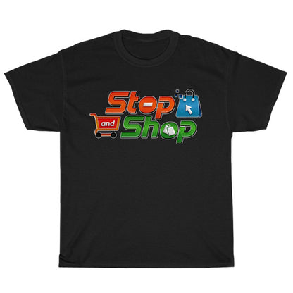 Stop & Shop Logo Unisex Men's T Shirt Size S to 3XL