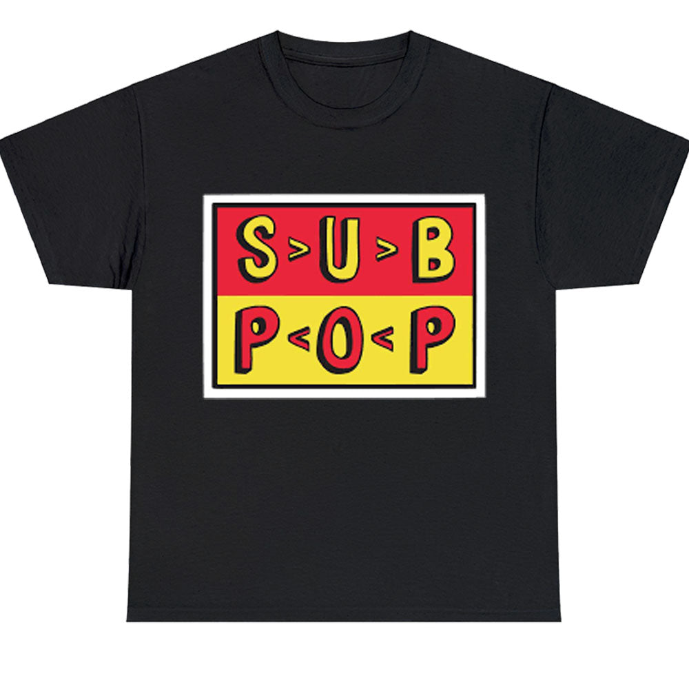 Sub Pop Records Artists Label Logo Men's Unisex T Shirt Size S to 3XL