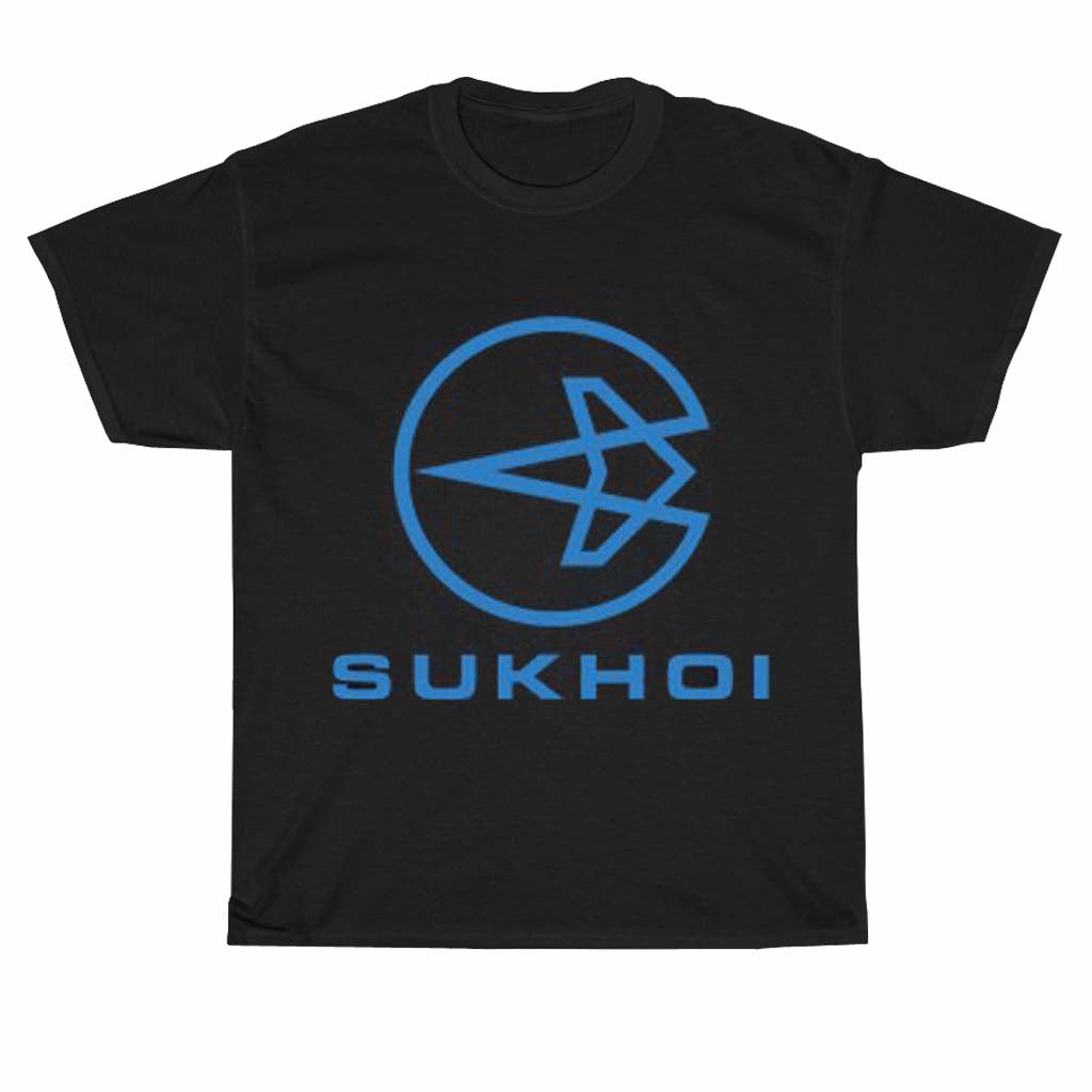 Sukhoi Russian Aircraft Logo Men's Unisex T Shirt Size S to 3XL