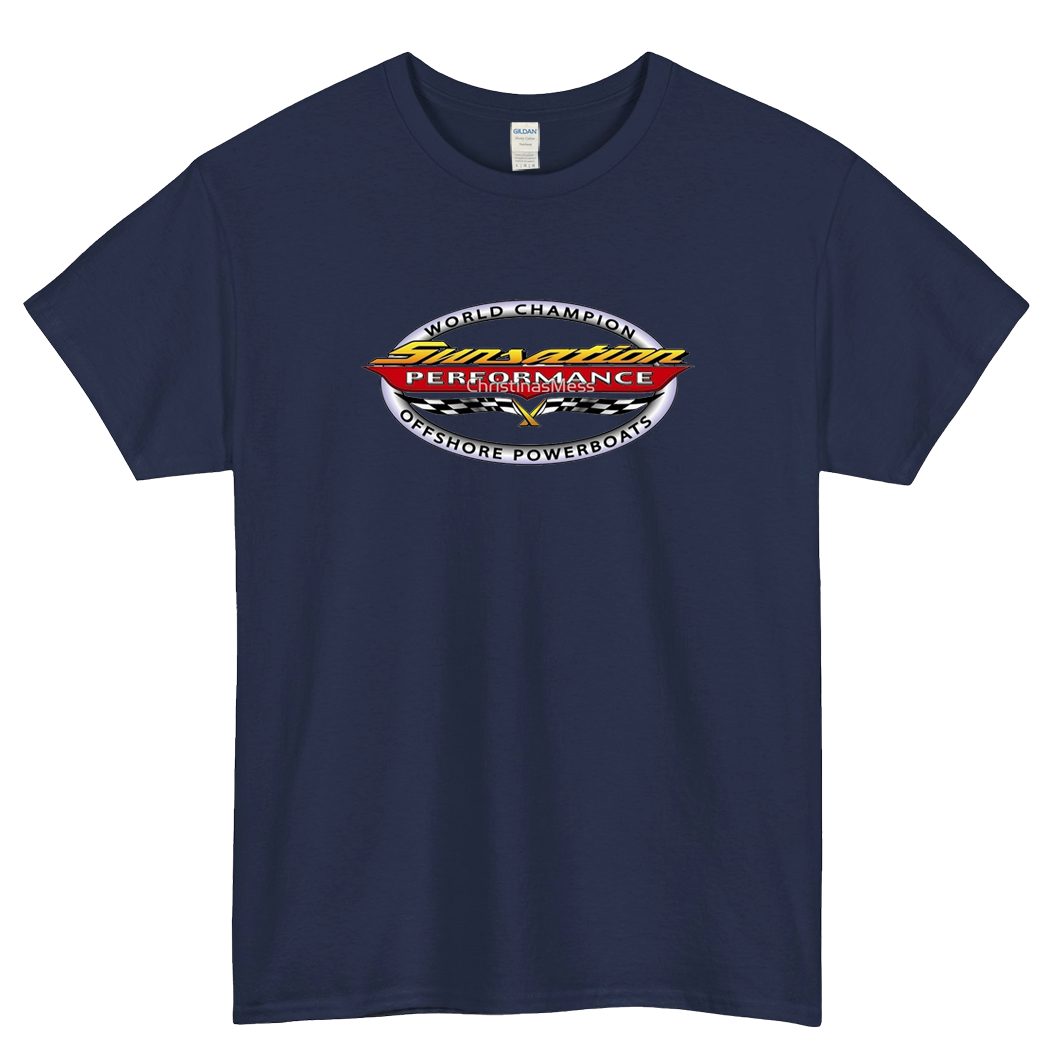 Sunsation Performance Powerboats Mens Unisex Short Sleeve T-Shirt Size S-3XL -P