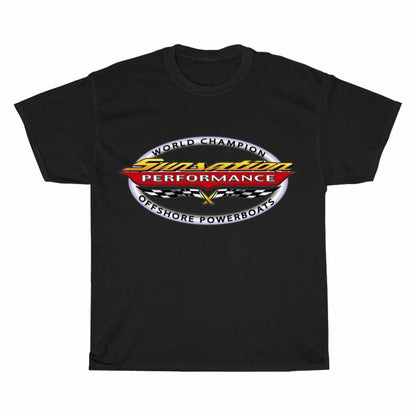 Sunsation Powerboats Boats logo  Men's Unisex T Shirt Size S to 3XL