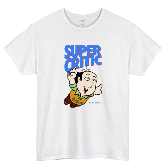 Super Critic Logo Mens Unisex Short Sleeve T-Shirt Size S-3XL - P