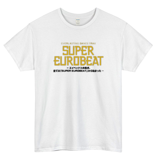 Super Eurobeat LOGO SHORTT SLEEVE T SHIRT S- 3XL