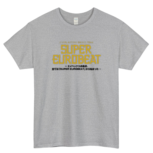 Super Eurobeat LOGO SHORTT SLEEVE T SHIRT S- 3XL