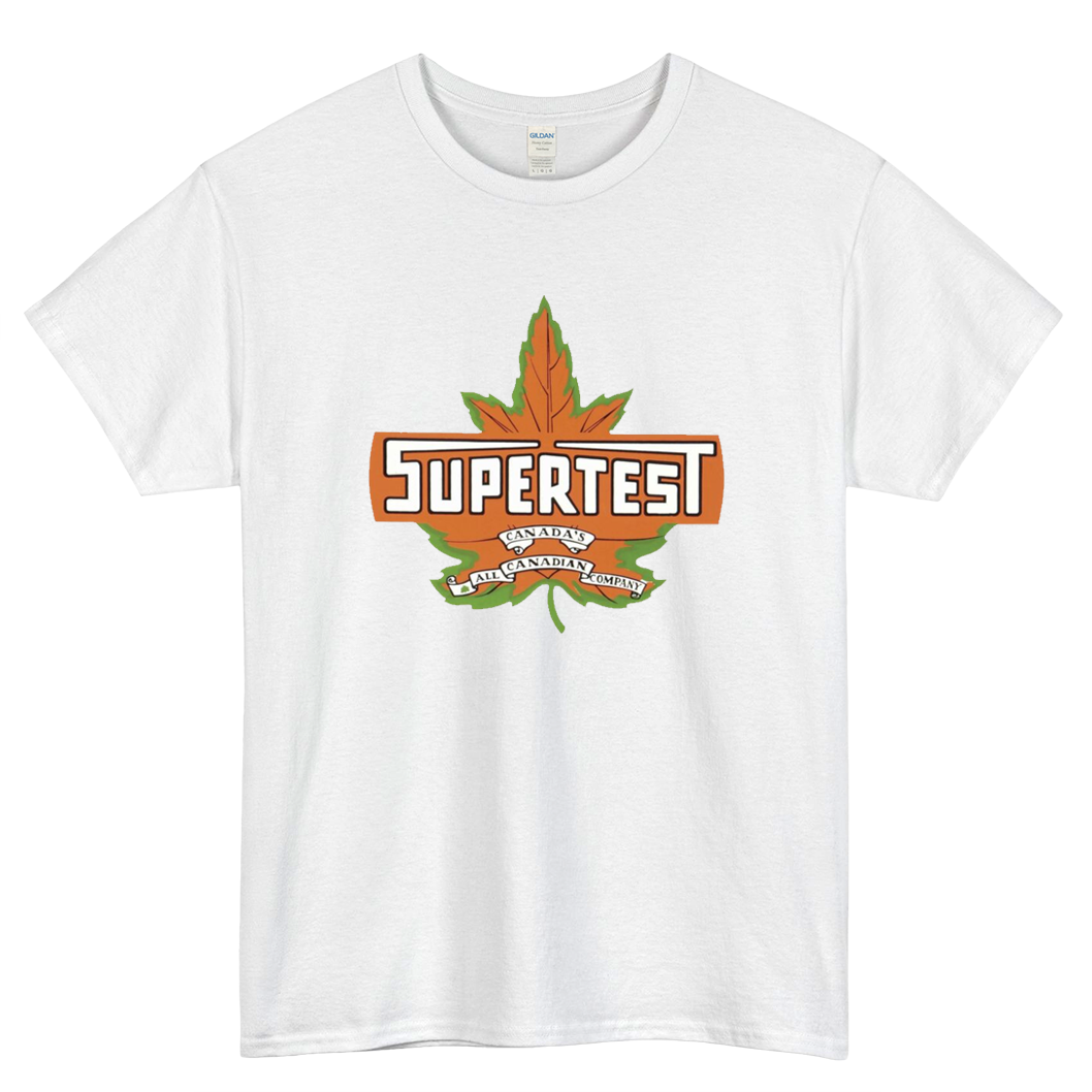 Supertest Canadian Made Quality Logo Mens Unisex Short Sleeve T-Shirt Size S-3XL - P