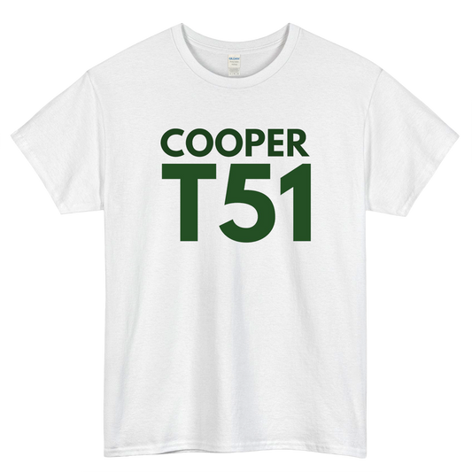 T51 cooper LOGO SHORTT SLEEVE T SHIRT S- 3XL