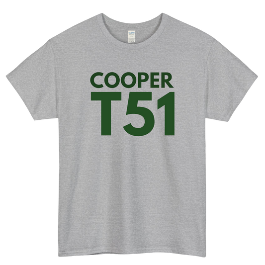 T51 cooper LOGO SHORTT SLEEVE T SHIRT S- 3XL