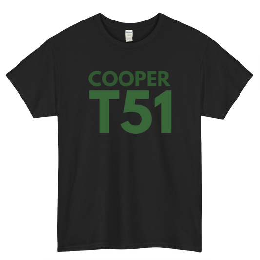 T51 cooper logo SHORTT SLEEVE T SHIRT S- 3XL