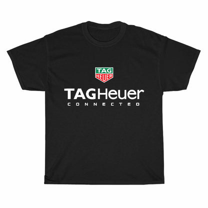 TAG HEUER CONNECTED Logo Men's Unisex T Shirt Size S to 3XL