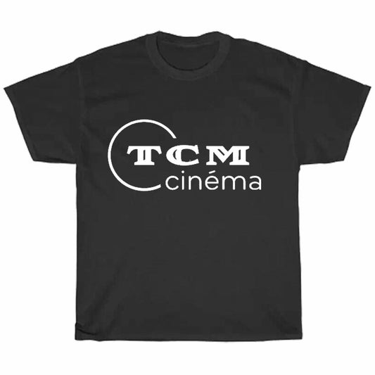 TCM Cinma Classic Movies Turner Logo Men's Unisex T Shirt Size S to 3XL
