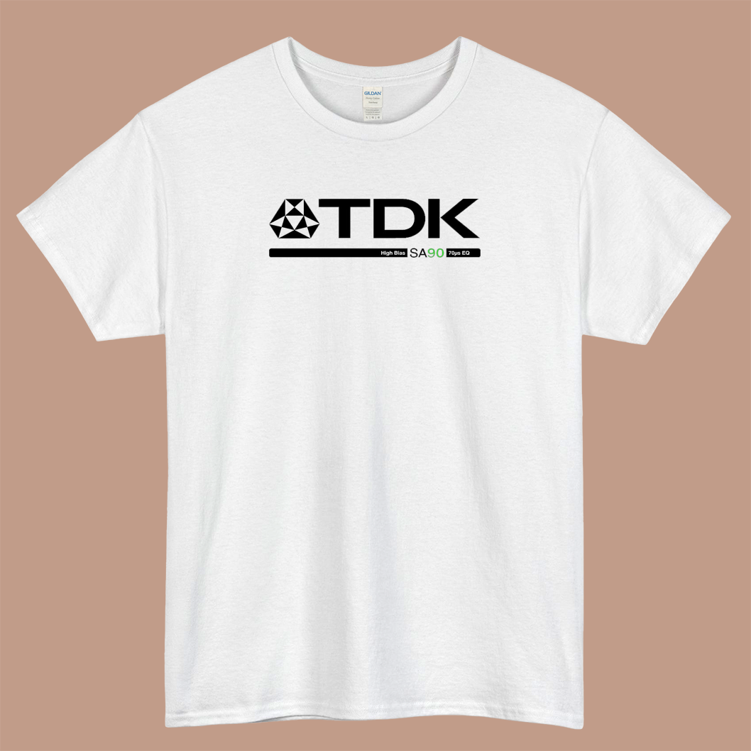 TDK SA-90 Cassette Logo Mens Unisex Short Sleeve T-Shirt Size S-3XL - P