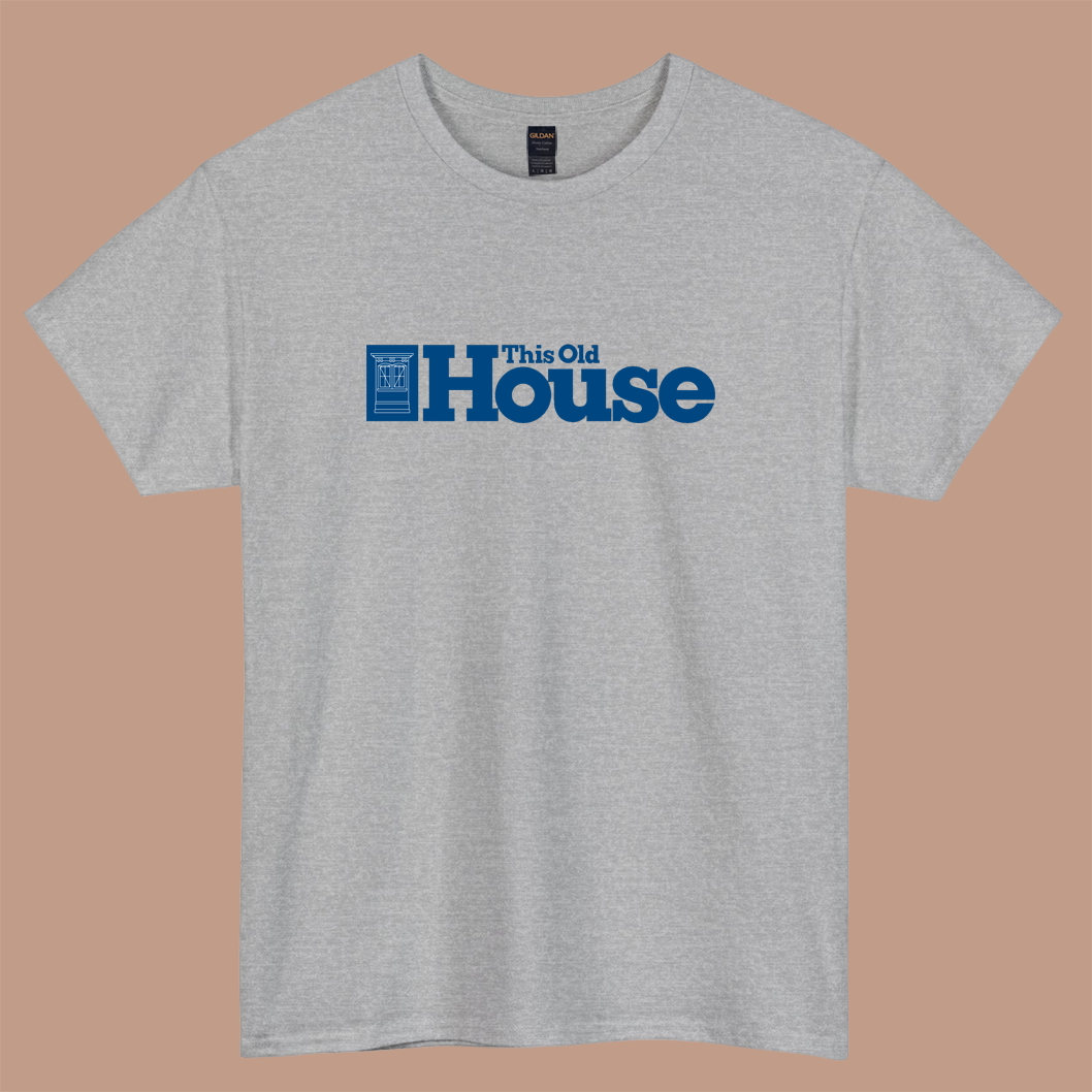 THIS OLD HOUSE TV SHOW LOGO 2short sleeve t shirt size S-3XL -P
