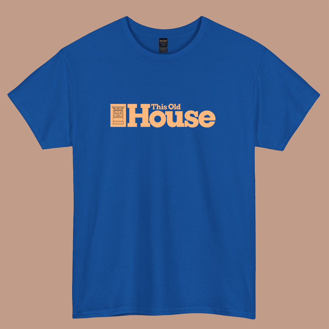 THIS OLD HOUSE TV SHOW LOGO  short sleeve t shirt size S-3XL -P